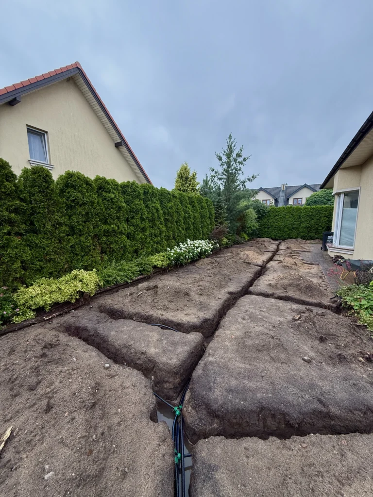 przygotowanie podłoża pod system nawadniania